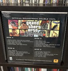 Grand Theft Auto – San Andreas Video Game Soundtrack 2LP Yellow Vinyl New GTA