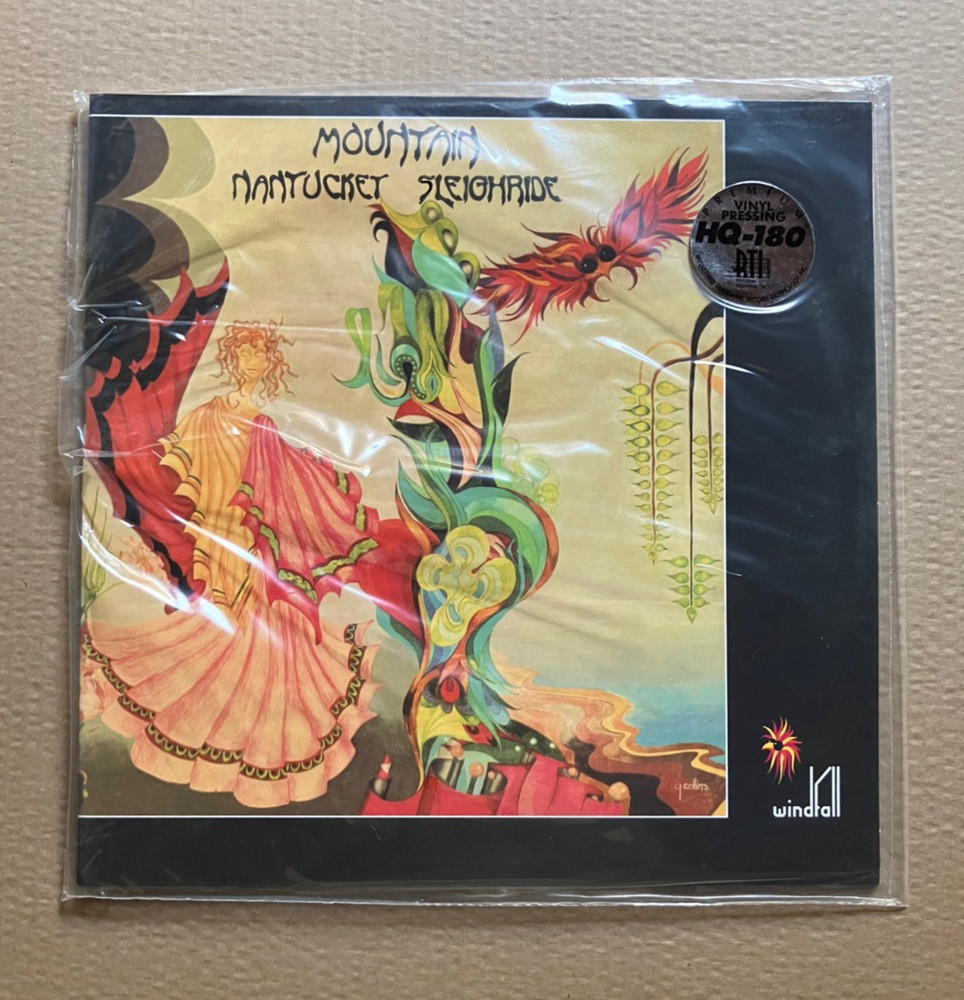 MOUNTAIN Nantucket Sleighride LP 2015 Friday Music 180 Gram Clear Vinyl NEW SS