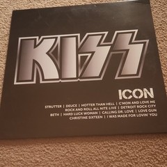 KISS – Icon (2023) LP 12″ Gray/Black Splatter Colored Vinyl Mercury