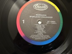MARILLION VG++ Misplaced Childhood Original 1985 CAPITOL ST-12431
