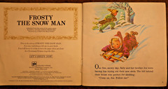 Frosty the Snowman 45 RPM Book with Record Little Golden Book
