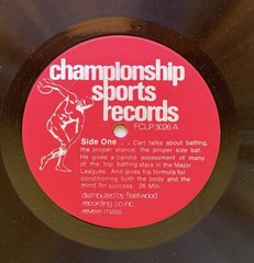 Curt Gowdy Talks With Carl Yastrzemski Vinyl-LP Record Fleetwood 1968 FCLP 3026