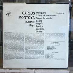 [JAZZ/CLASSICAL]~EXC LP~CARLOS MONTOYA~Plays Malaguena~{OG 1972~VOX~Issue]