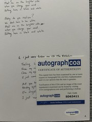 SAN HOLO SIGNED 12×12 BB U OK? – ACOA COA