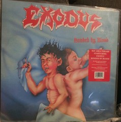 EXODUS Bonded By Blood, 40th Anniversary Edition BLOODSHOT COLORED Vinyl LP, NEW