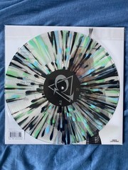 Poppy Zig Vinyl – Clear with Green, Black, and Baby Blue Splatter