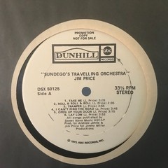 Jim Price Promo Lp Sundego’S Travelling Orchestra On Dunhill –