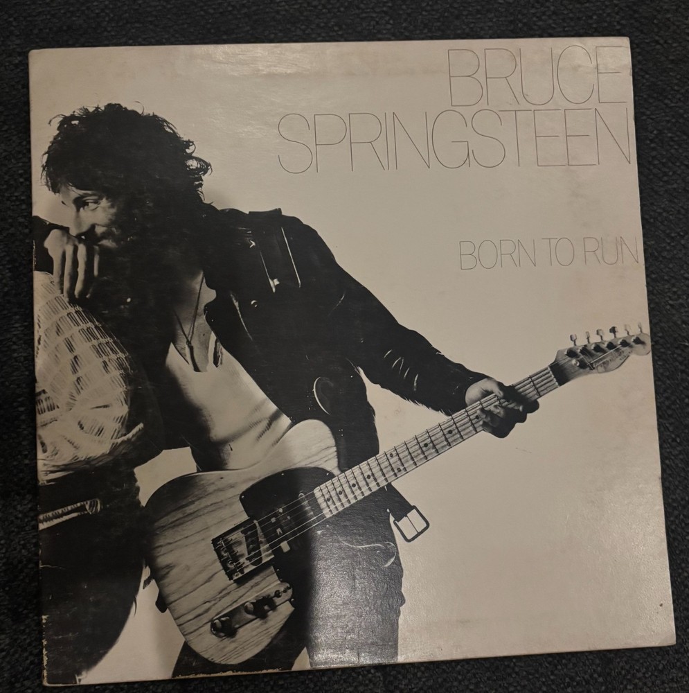 Bruce Springsteen Born To Run LP 1975 Columbia PC 33795 Vinyl Record VG+