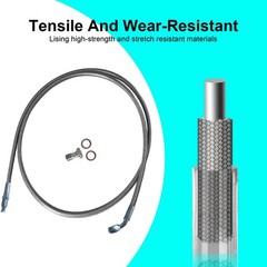 Kunhongluck Stainless Steel Clutch Line for 2002-2006 RSX,Master to Slave Cyl…