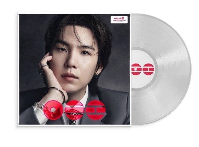 OES Target Exclusive Silver Vinyl Record LP Vinyl Edition Arirang Suga Clear