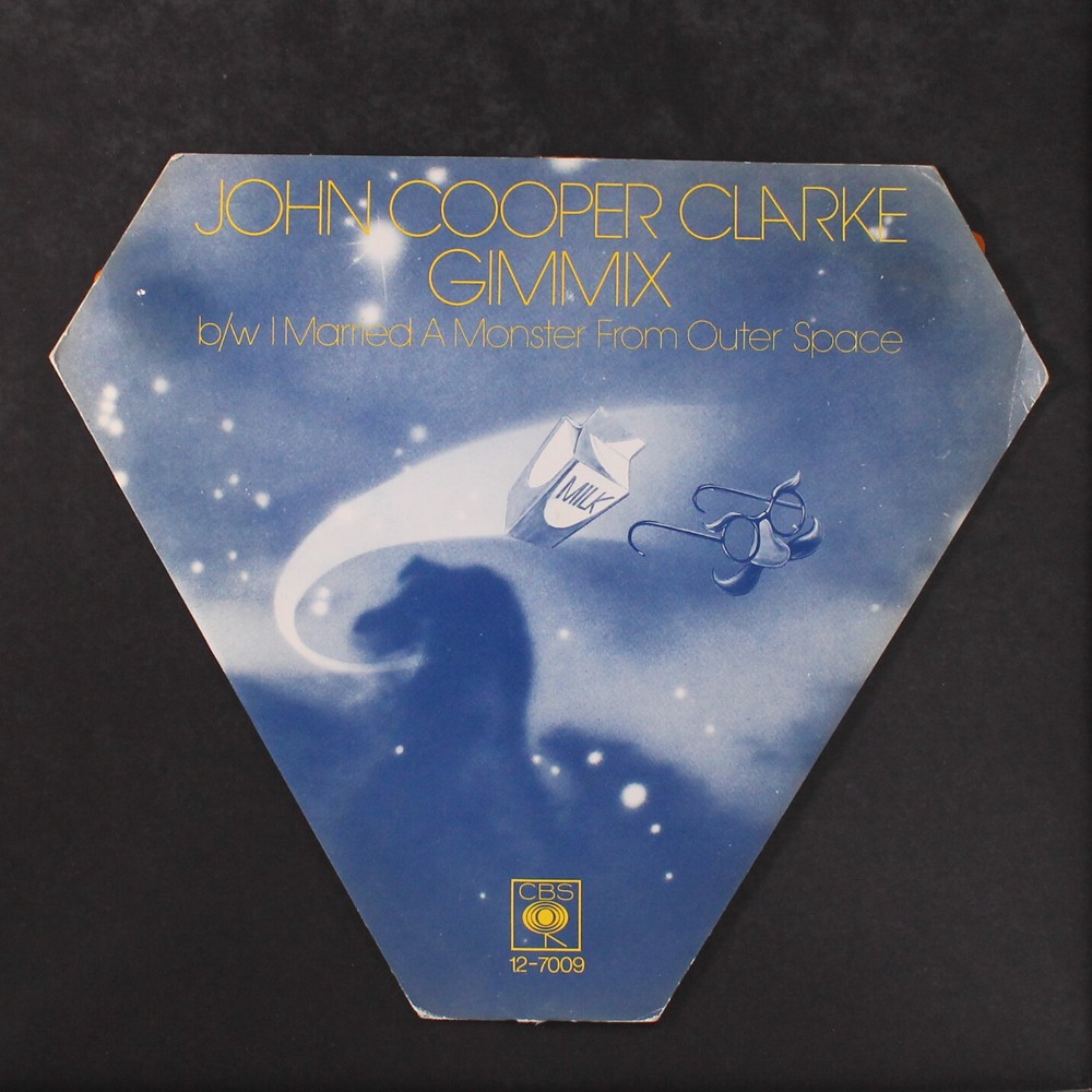 JOHN COOPER CLARKE: gimmix CBS 12″ Single 33 RPM United Kingdom