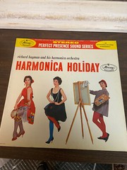 RICHARD HAYMAN – HARMONICA HOLIDAY 12″ Vinyl LP 33 Easy Listening Album EUC