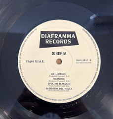 DIAFRAMMA Siberia LP Vinile + CD Ristampa Autografata Edizione Limitata Rara