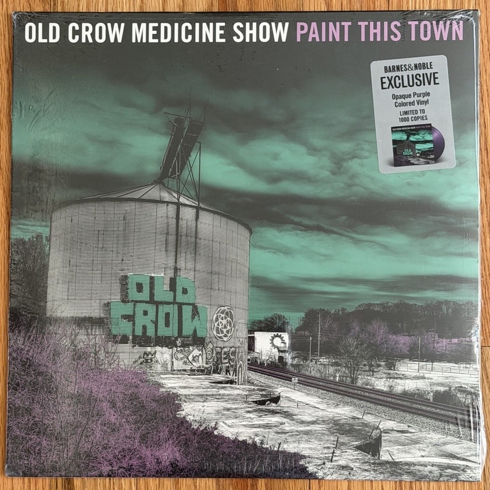 Old Crow Medicine Show Paint This Town Opaque Purple Vinyl Ltd. 1,000 B&N Excl