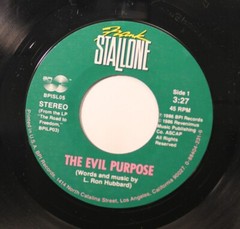 Picture Sleeve 45 Frank Stallone – The Evil Purpose / The Road To Freedom On Bpi