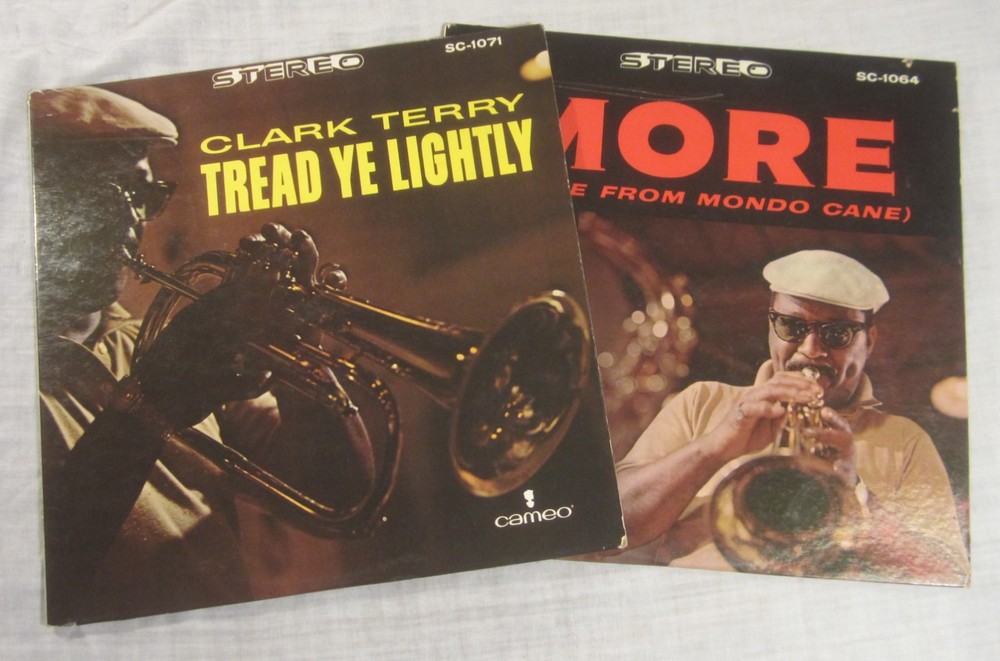 2 CLARK TERRY LP’s – Cameo SC-1701 & 1064 – TREAD YE LIGHTLY + More (Mondo Cane)