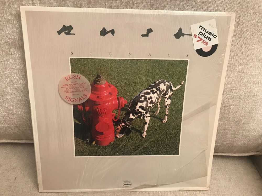 Rush Signals LP Ultrasonic Tergikleen Shrink/Hype VG+/VG++ Shrink/Hype