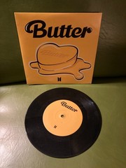 BTS – Butter 7″ Vinyl 45 Single 2021 Limited Edition Hybe Records K-POP Rare! EX