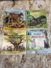 Lot of 22 Vintage SEE HEAR READ Walt Disney’s Books & Records 33 1/3 RPM And 45