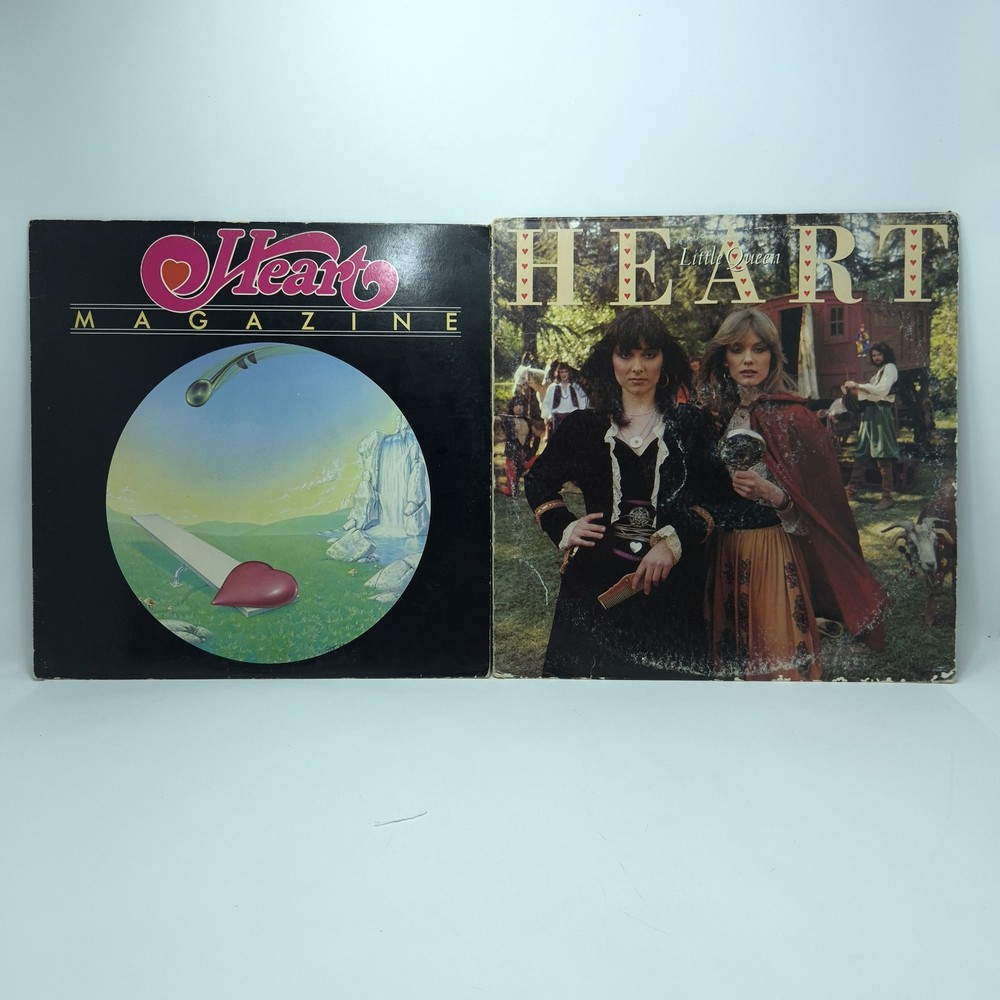 Heart – Little Queen and Magazine 2 LP’s VG+ Vinyl Records