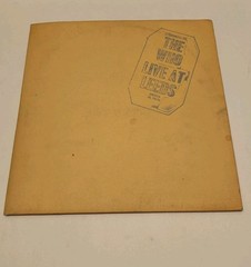 1970 The Who Live At Leeds Vinyl Record Decca Record With Inserts
