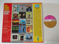 HERBIE MANN LP OUR MANN FLUTE 1966 ATLANTIC AT 1464 MONO PINK / BROWN LABELS