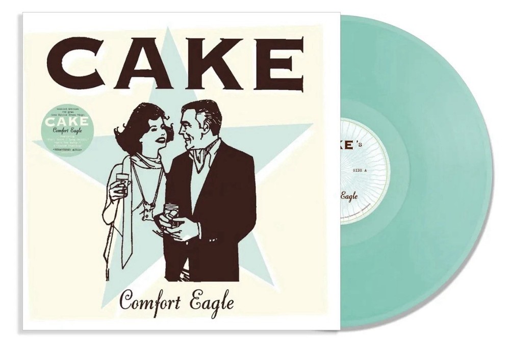 Cake ~ Comfort Eagle, Coke Bottle Green Vinyl LP (New/Sealed)
