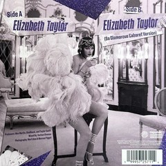 TAYLOR SWIFT – ELIZABETH TAYLOR (Violet With Glitter 7″ VINYL. SINGLE. 45RPM.)