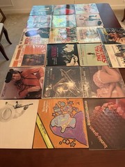 Lot Of 20 Vintage Vinyls Various jazz, folk, calypso, swing, classical – Desc