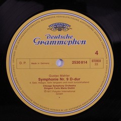 MAHLER Symphonie Nr.9 CARLO MARIA GIULINI – DEUTSCHE GRAM 2xLPs NM boxset A820
