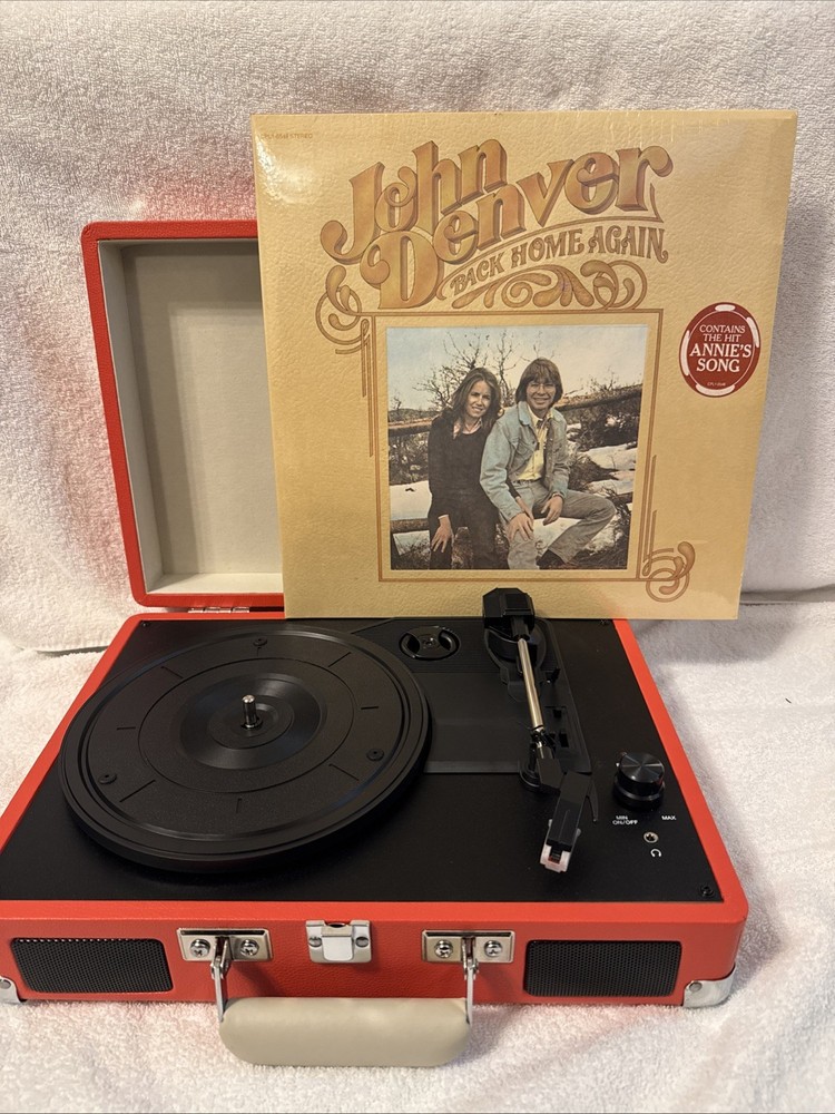 JOHN DENVER”BACK HOME AGAIN LP 1974 GATEFOLD RCA Hollywood Press MINT SEALED