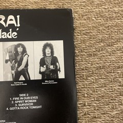SAMURAI ~ SACRED BLADE 1984 UK EBONY LP NWOBHM FIRST PRESS RARE EXCELLENT
