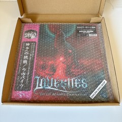 LOVEBITES BATTLE AGAINST DAMNATION Clear Red Vinyl LP Record Limited Edition