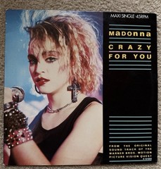 MADONNA – Crazy For You 12″ SINGLE Rare Holland Press VINYL RECORD