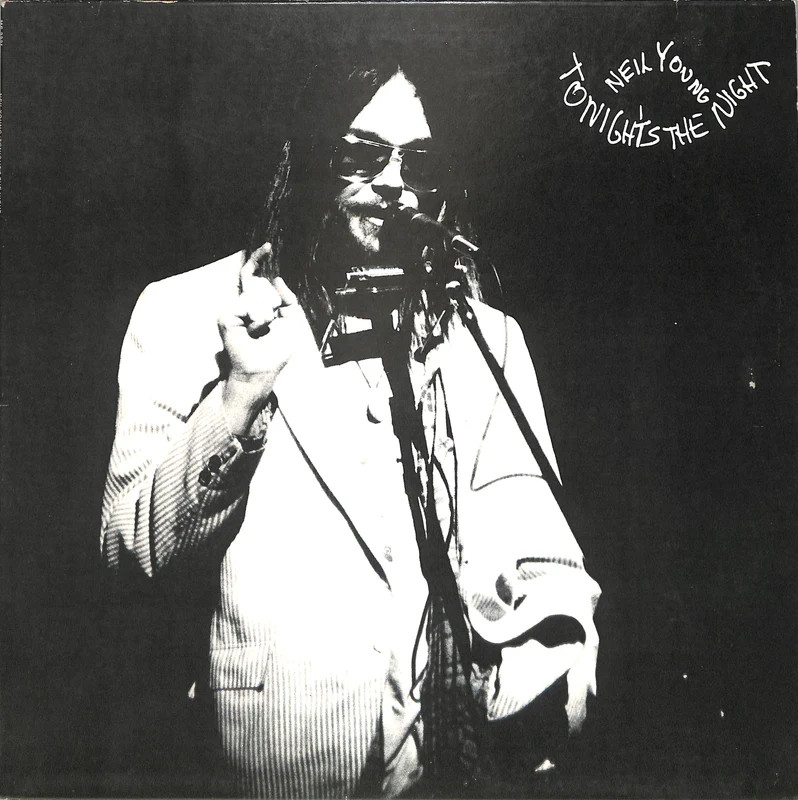 Neil Young Tonights the Night LP 1975 Reprise MS 2221 Gatefold Black Cover EX