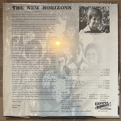 The New Horizons – Calvary Echoes Still Lp Rare Cali Xian Gospel vg++ In Shrink