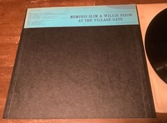 MEMPHIS SLIM & WILLIE DIXON LP At Village Gate Folkways Blues Pete Seeger