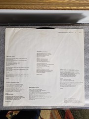 1982 YAZ “Upstairs At Eric’s” 12″ 45 rpm record album w/orig. lyric inner cover