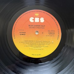 Blue Öyster Cult ‎– Secret Treaties – First Press S80103 – Textured Jacket NM/EX