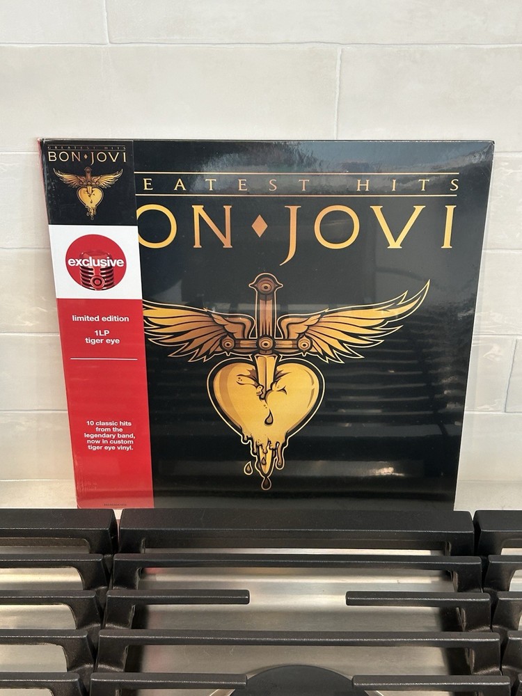 Bon Jovi Greatest Hits Target Limited Edition Tiger Eye LP/Vinyl Compilation New