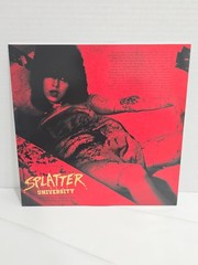 Splatter University Horror Soundtrack Terror Vision Red Blood Splatter Vinyl LP