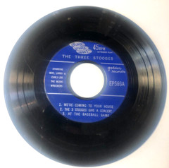 The Three Stooges The Music Wreckers 7″ Record 45 Ep We’re Coming To Your House