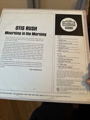 Otis Rush Mourning In The Morning LP Vinyl Record 1969 Cotillion SD 9006 Promo