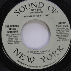 Soul Nm! 45 The Record Keeps Spinning – Sny 610 / Sny 610 On Sound Of New York R
