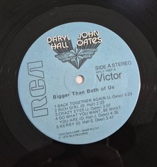 DARYL HALL JOHN OATES Bigger Than Both Of Us RCA 1976 12″ ALBUM LP VINYL PROMO