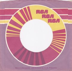 1974 RCA RECORDS LABEL MULTICOLOR #56 7″ 45 RPM Original Record Company Sleeve