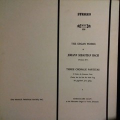 Johann Sebastian Bach, Marie-Claire Alain, The Organ Works Of Johann Sebastian B