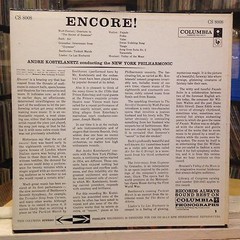 [JAZZ/CLASSICAL]~VG LP~ANDRE KOSTELANETZ~Encore~{1964~6-Eye~STEREO]