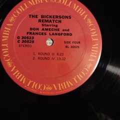 The Bickersons – Rematch (vinyl 2xLP) Columbia G30523 gatefold cover