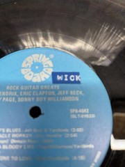 HENDRIX CLAPTON BECK PAGE ROCK GUITAR GREATS LP 1975 GREAT CONDDITION! VG+/VG!!